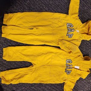 Matching gap one piece for twins. Gender neutral.  Size 12-18months